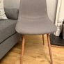 FREE- Grey Fabric Chairs x 2 Image 2