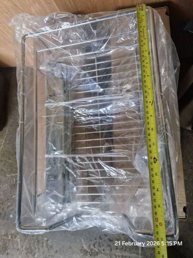metal pull out basket drawer