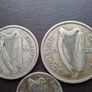 1928 Irish Free State. Set of 3 Silver Coins: Half Crown&Florin&Shilling Image 5