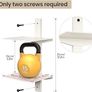 NEW SALE | Invisible Floating Bookshelf for Wall Mounted, 4 Tier Vertical Spine Book Tower, 2 Pack White Image 6