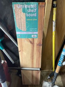 Laminated shelf