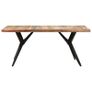 Dining Table 180x90x76 cm Solid Reclaimed Wood Image 4