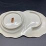 Japanese Satsuma Porcelain Unusual Cup Holder Dish Image 6