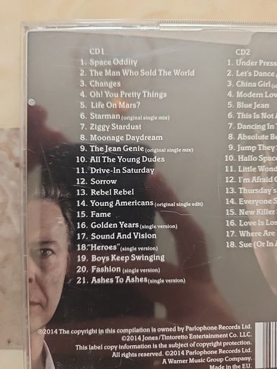Bowie 2CD  - Nothing Has Changed  (The Very Best Of)