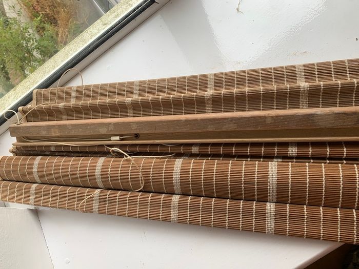 Roller blinds , bamboo