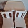 Ikea Kritter Children's Table and 2 Chairs Image 2