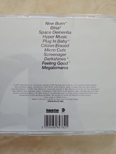 Muse CD - Origin Of Symmetry