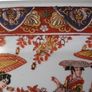 Large Oriental Octagonal Charger Platter Hand Decorated 14inches 1928 Image 6