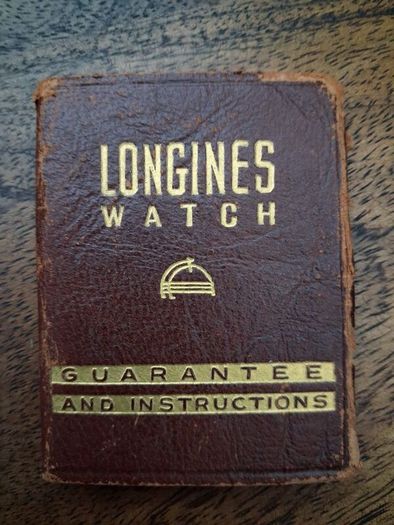 Vintage Longines instructions (1940s)