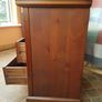 Soild mahogany locker / side table Image 4