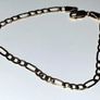 Vintage Hallmarked 9ct Gold Figaro Bracelet Image 7