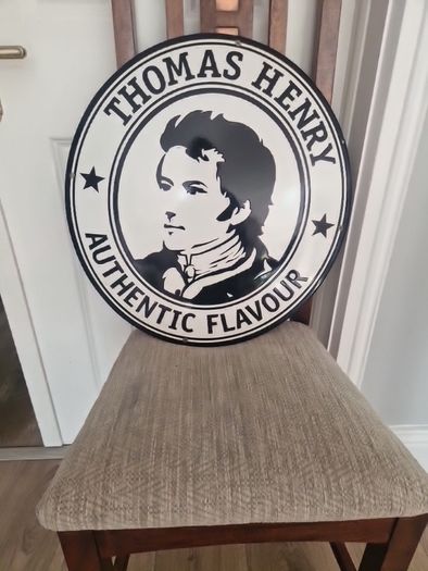 Thomas Henry plaque enamel