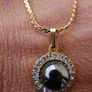 18K Gold Plated Pendant Necklace length 9,5" - 7,0g Image 3