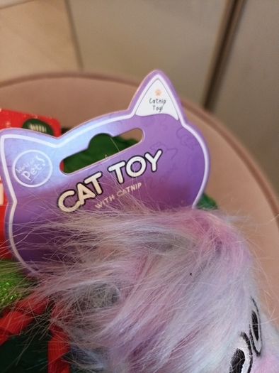 Christmas cat hamper of toys