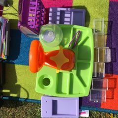 Kids sweet shop and cash register toy