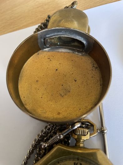 Miners watch with Case (Brass)