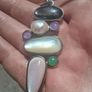 Whitney Kelly Multi Gem Sterling Silver Pendant Set Image 2