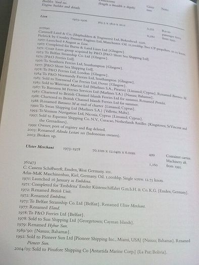 The Irish Boats Volume 3 Liverpool to Belfast