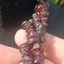Garnet and Turquoise Silver Necklace Image 5