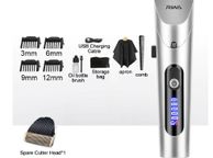 main image for ad Professional Electric Trimmer For men With LED Screen Washable Rechargeable Men Strong Power Steel Cutter Head