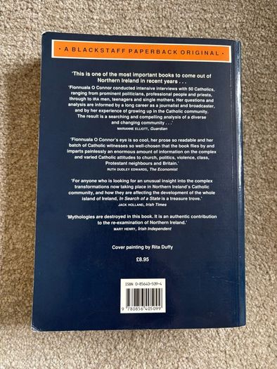 In Search of a State: Catholics in Northern Ireland by Fionnuala O'Connor