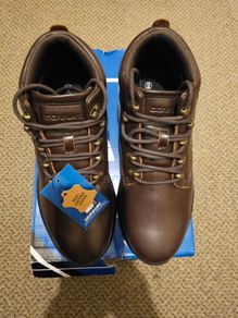 New Mens Real Leather Boots Size UK 10 EUR 45