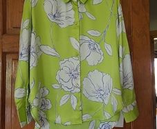 Ladies Lime and White Shirt NEW with tags
