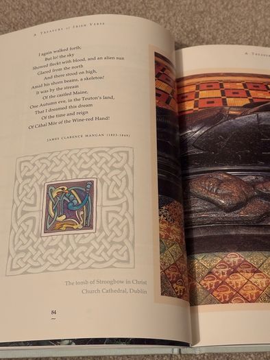 A Treasury of Irish Verse 1992 Celtic Poetry and Art