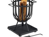 XL fire basket with base plate