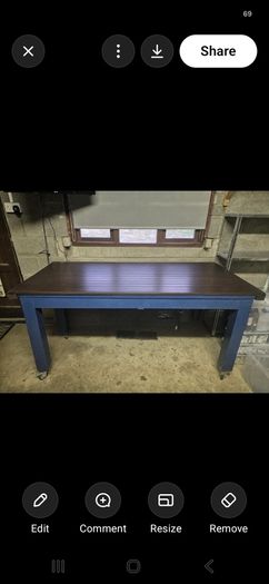 Homemade work bench
