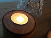main image for ad candle rustic tea light candle holder