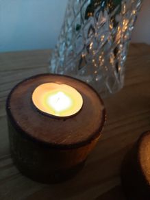 candle rustic tea light candle holder