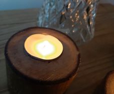 candle rustic tea light candle holder