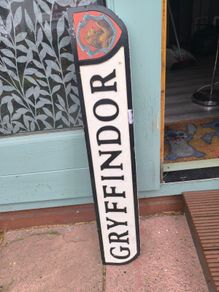 gryffindor wood sign