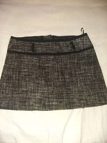 Black White Mix Skirt