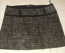 Black White Mix Skirt