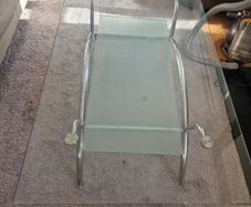 glass sitting room table