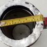 270mm Twin Wall BALCK Insulated Flue Mi-flue of 5'' or 125mm. Image 4
