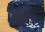Guess long sleeve top in navy size 12