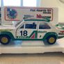 Fiat 131 Abarth rally Alitalia scale 1/24 Burago Image 6