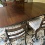 Large Regency Style Mahogany Extending Twin-Pedestal Dining Table & 10 Chairs Image 3