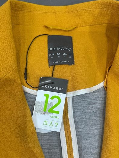 Mustard Orange Lightweight Coat / Blazer