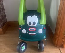 Green Dino Car