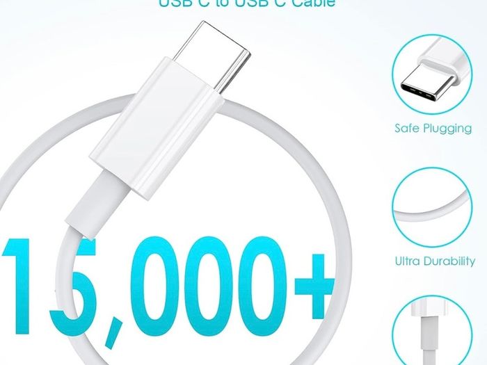 USB C to USB C Cable, 6FT USB C Charger Cable 100W Fast Charging Type C Cable for MacBook Pro 2020, iPad Pro 2020, iPad Air 4,Galaxy S22 S21 Ultra S20 and More Type-C Devices/Laptops