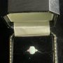 9ct Gold Opal & Diamond Ring Size O