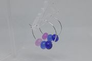 Crystal hoop earrings