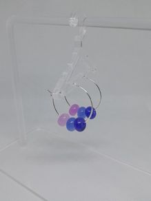 Crystal hoop earrings