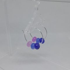 Crystal hoop earrings