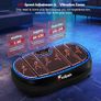 Vibration Plate EvoSpark 2026 2D 3D Vibration Plate Exercise Machine with Dual Motors Adjustable Speeds, High Weight Capacity Vibrating Plate for Lymphatic Drainage  Weight Loss Image 6