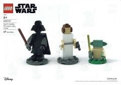 lego 6525757 Starwars Darth Vader, Leia, Yoda and X-wing make and takes